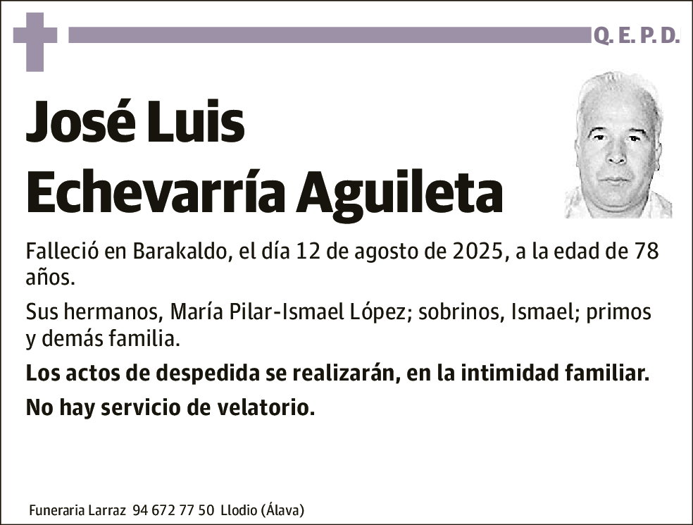 José Luis Echevarría Aguileta