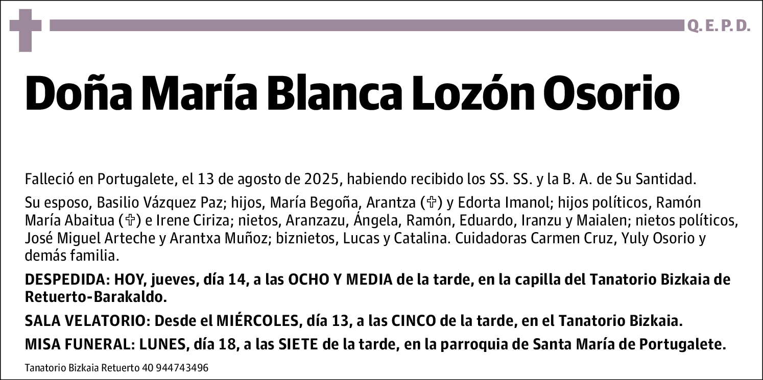 María Blanca Lozón