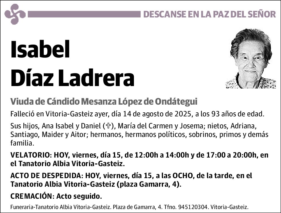 Isabel Díaz Ladrera