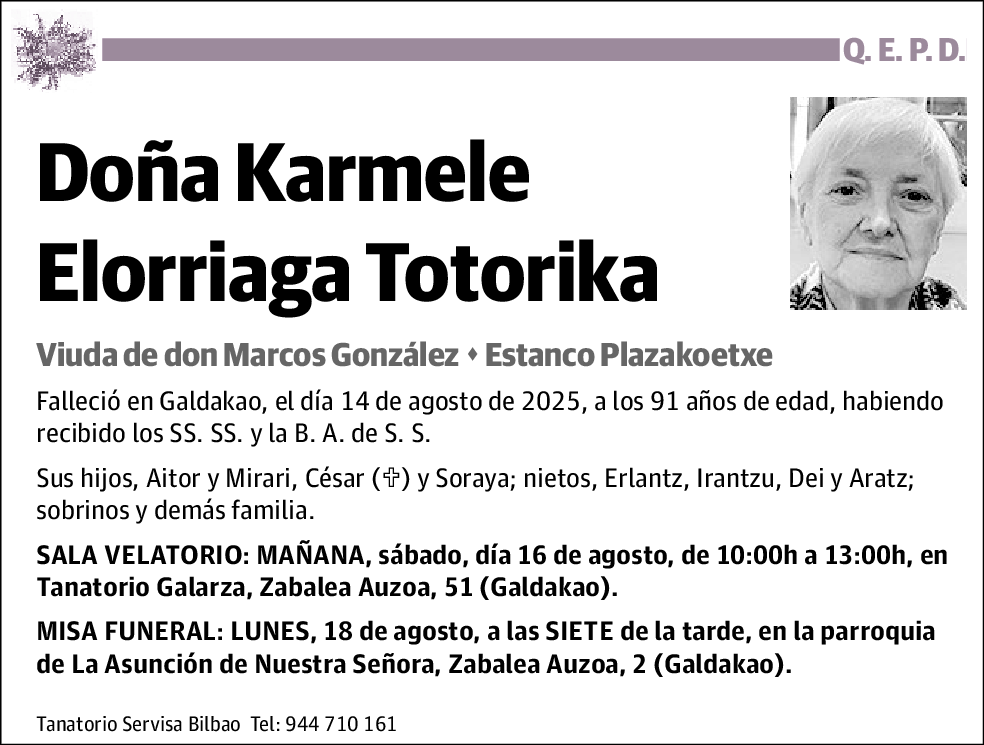 Karmele Elorriaga Totorika