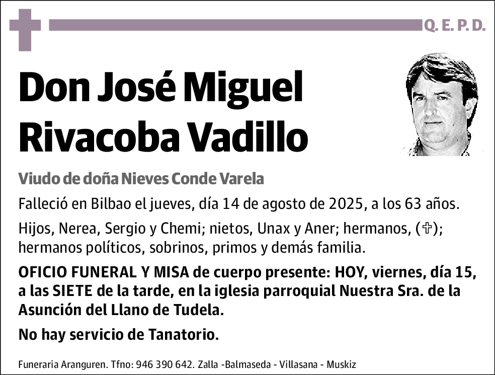 José Miguel Rivacoba Vadillo