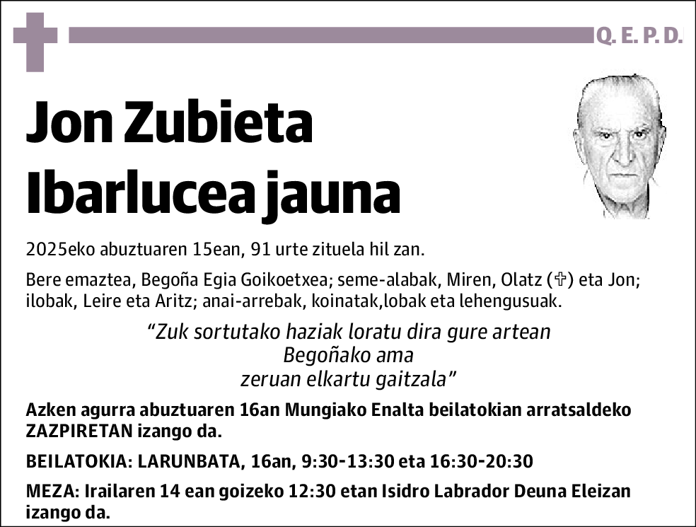 Jon Zubieta Ibarlucea