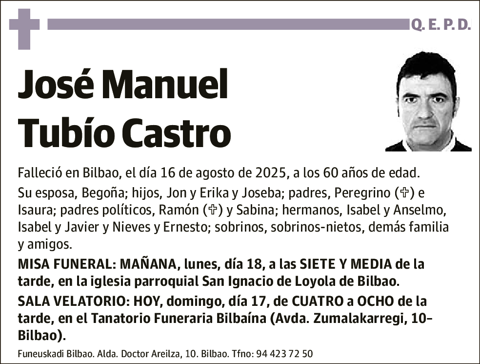 José Manuel Tubío Castro