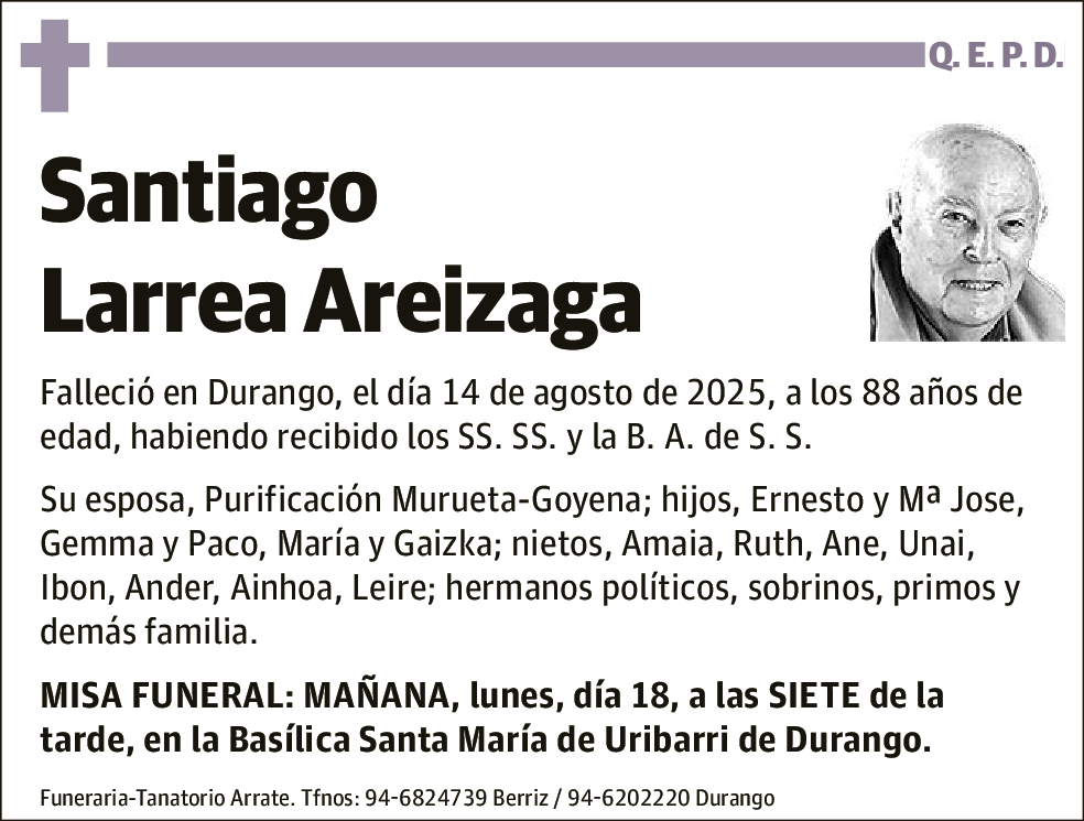 Santiago Larrea Areizaga