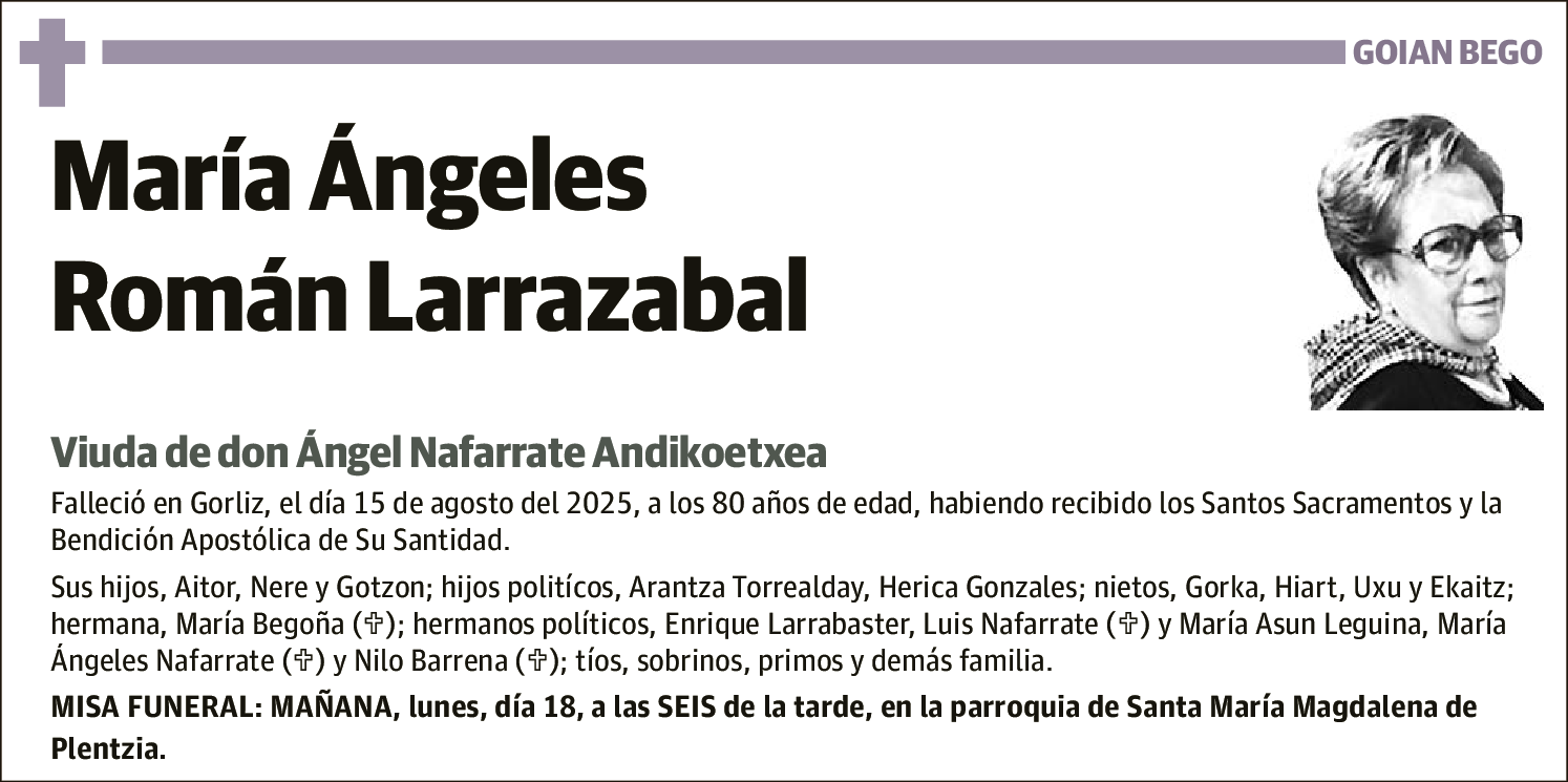María Ángeles Román Larrazabal