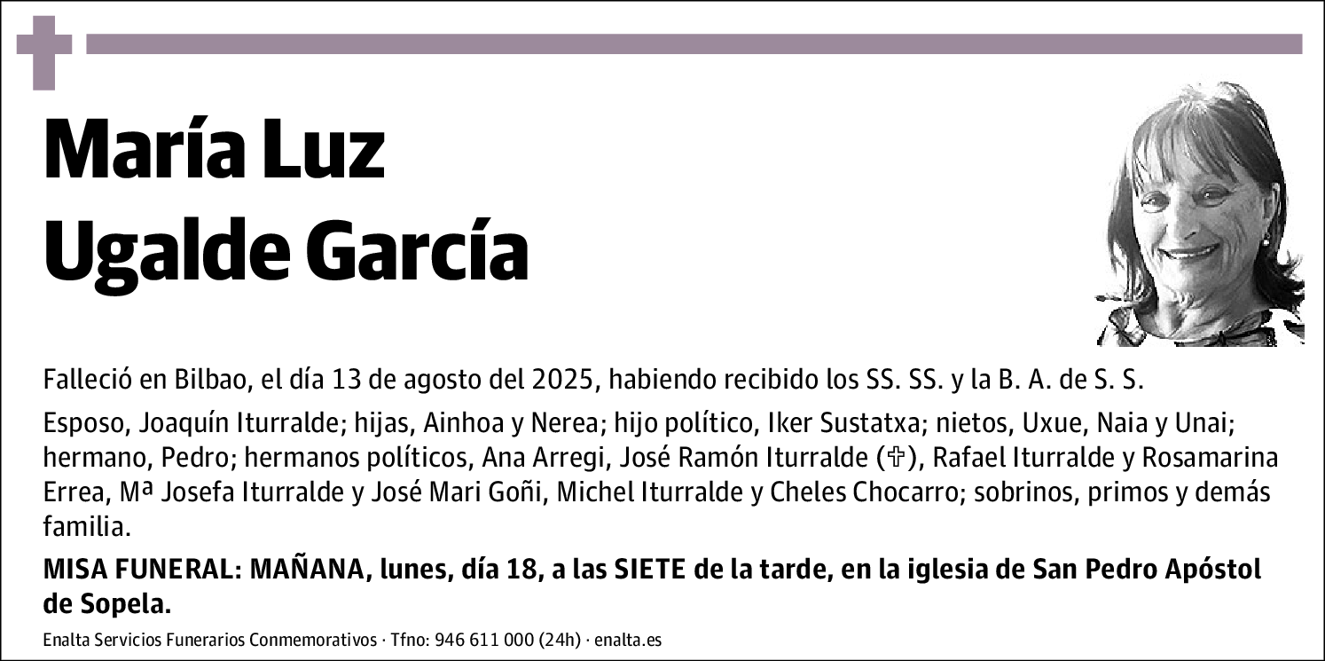 María Luz Ugalde Garcia