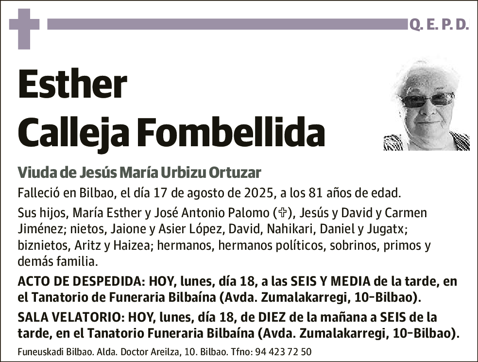 Esther Calleja Fombellida