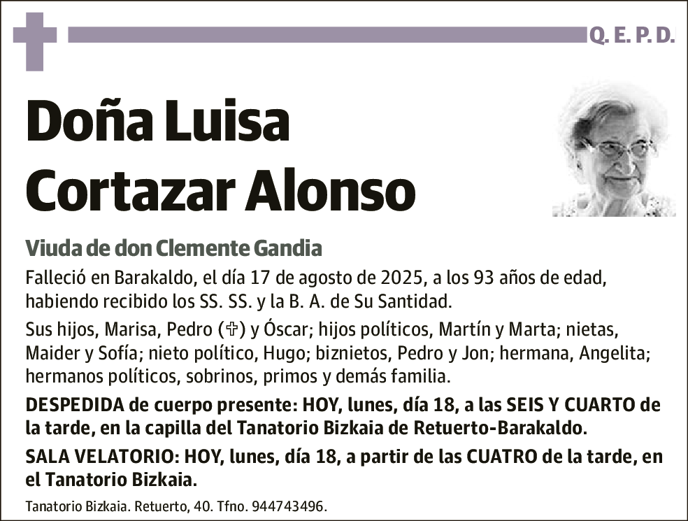 Luisa Cortazar Alonso