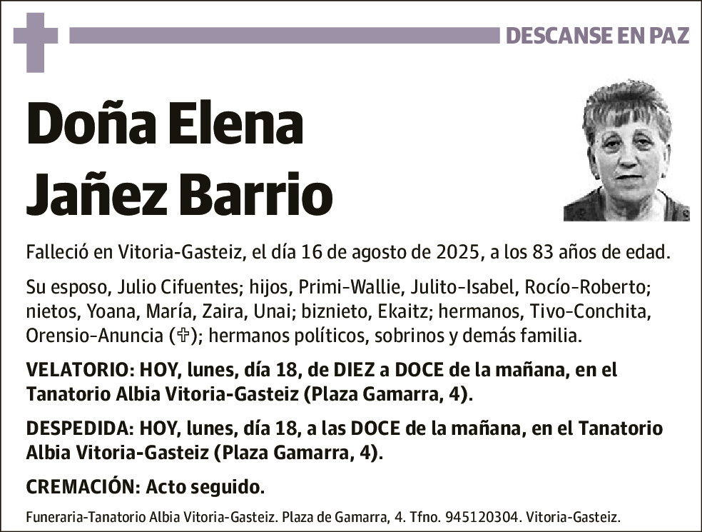 Elena Jáñez Barrio