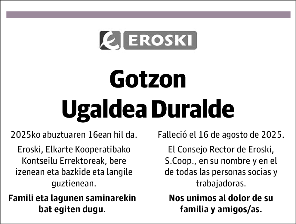 Gotzon Ugaldea Duralde