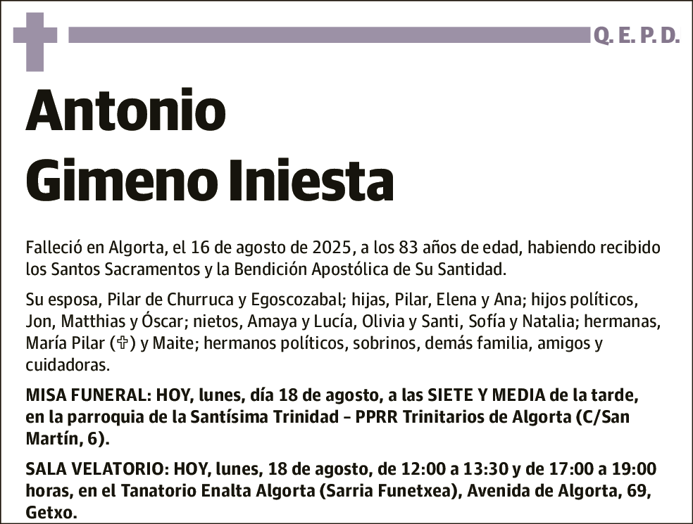 Antonio Gimeno Iniesta