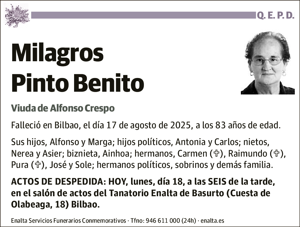 Milagros Pinto Benito