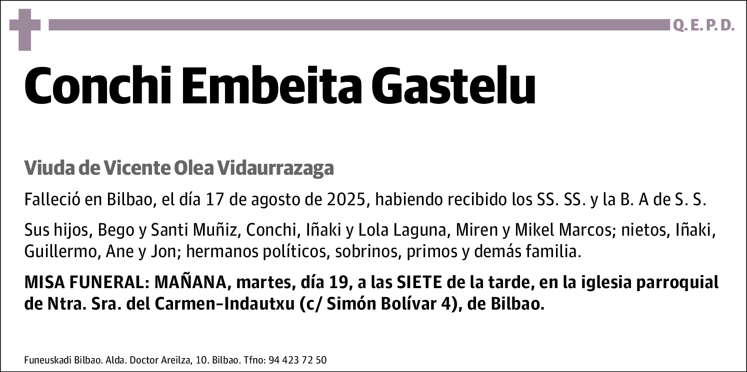 Conchi Embeita Gastelu