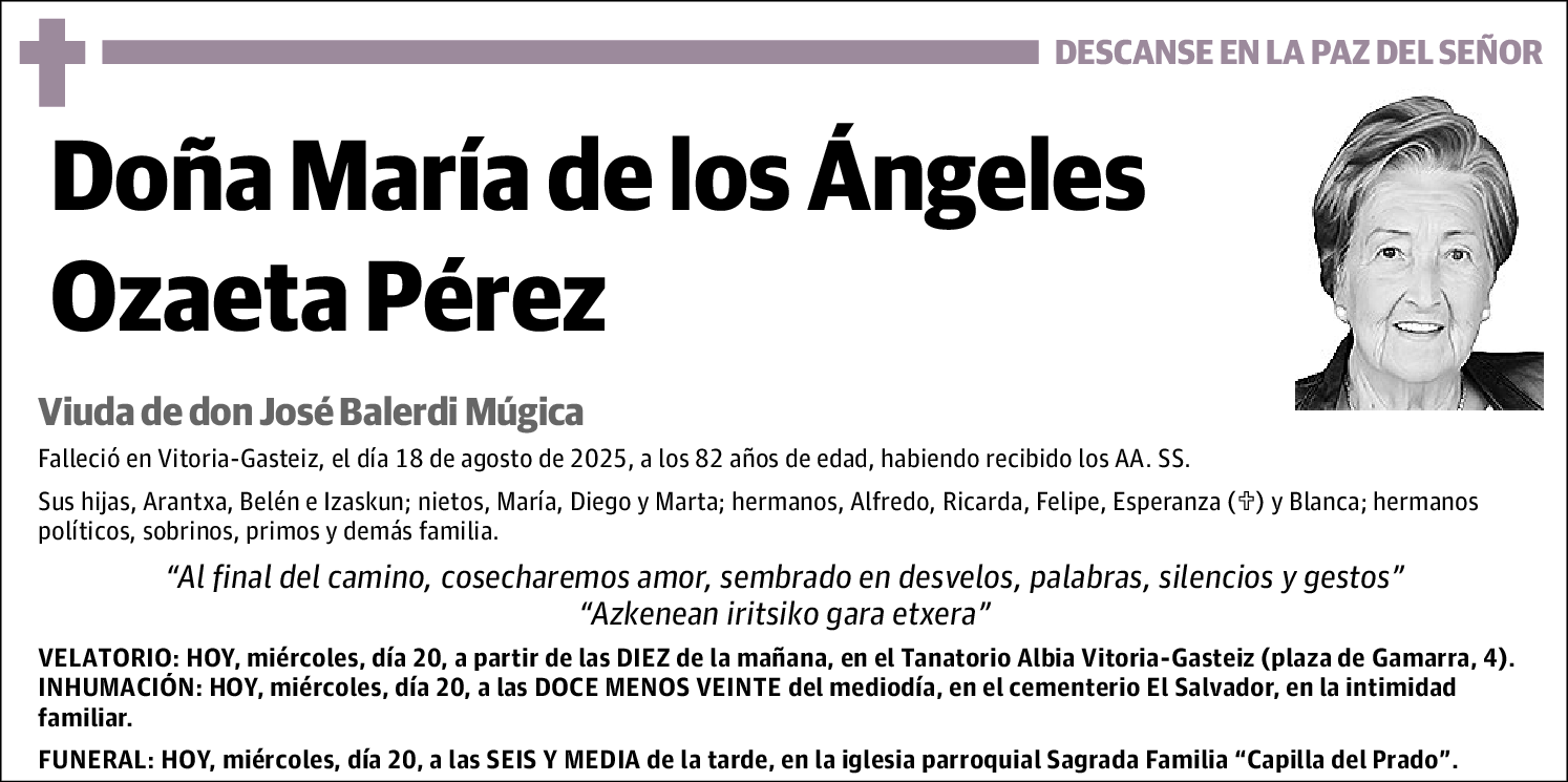 María de Los Ángeles Ozaeta Pérez