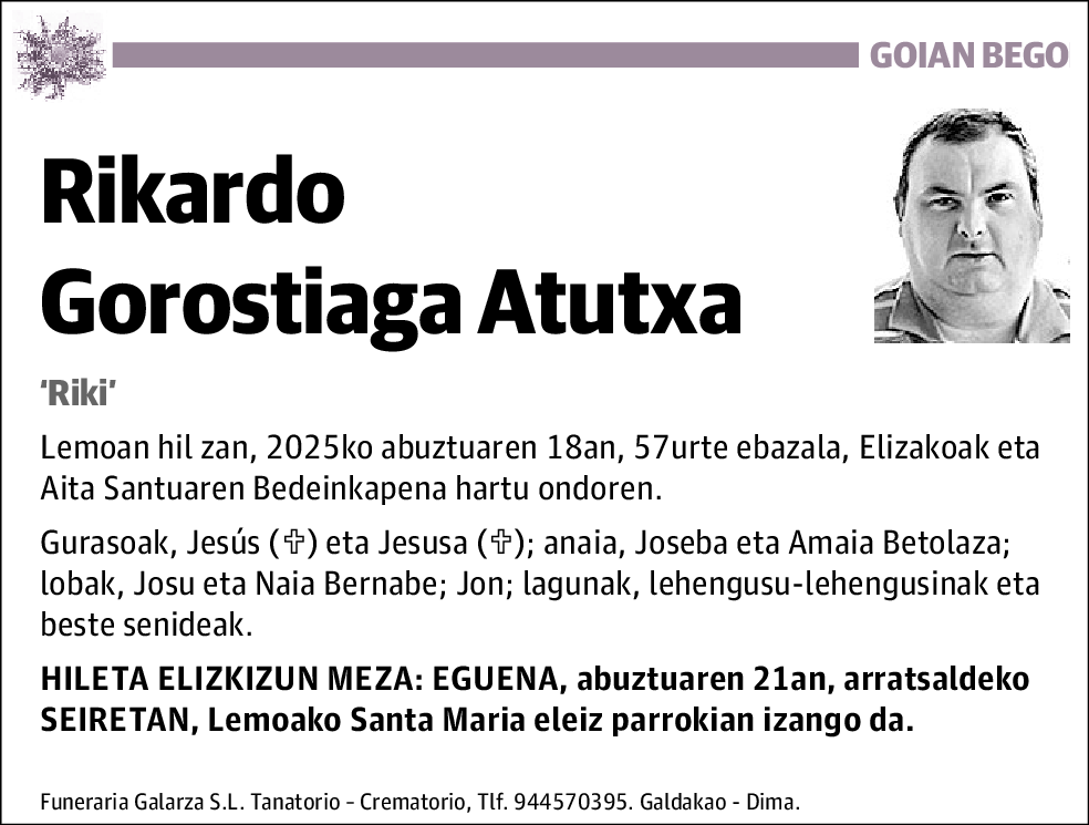 Rikardo Gorostiaga Atutxa