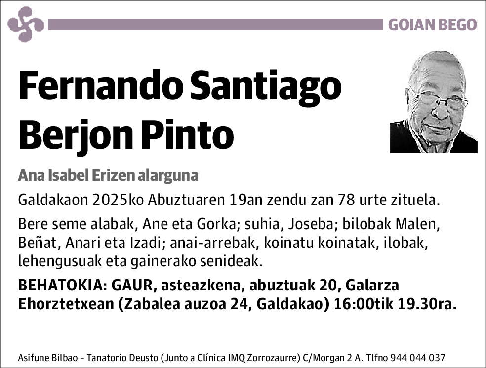 Fernando Santiago Berjon Pinto