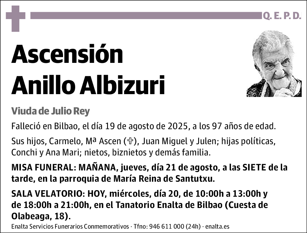 Ascensión Anillo Albizuri