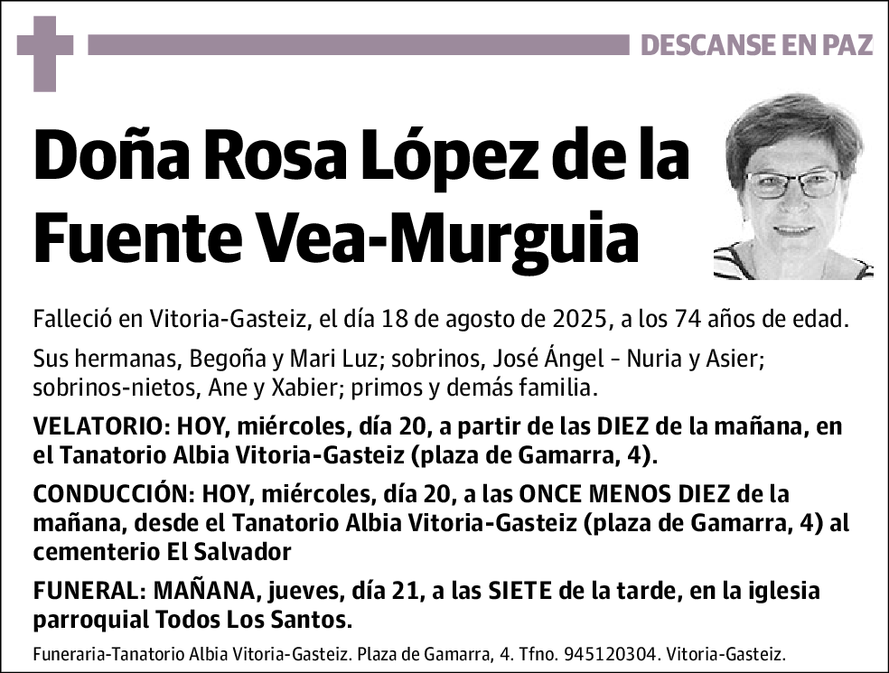 Rosa López de la Fuente Vea-Murguia