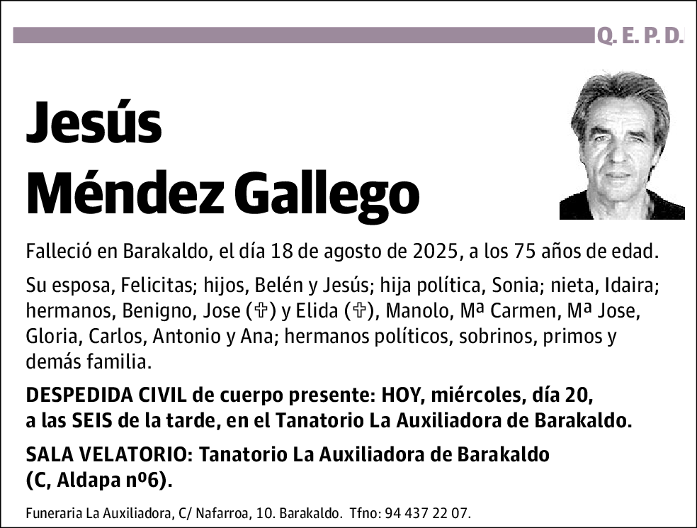 Jesús Méndez Gallego