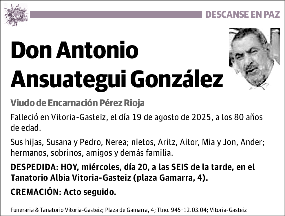 Antonio Ansuategui González