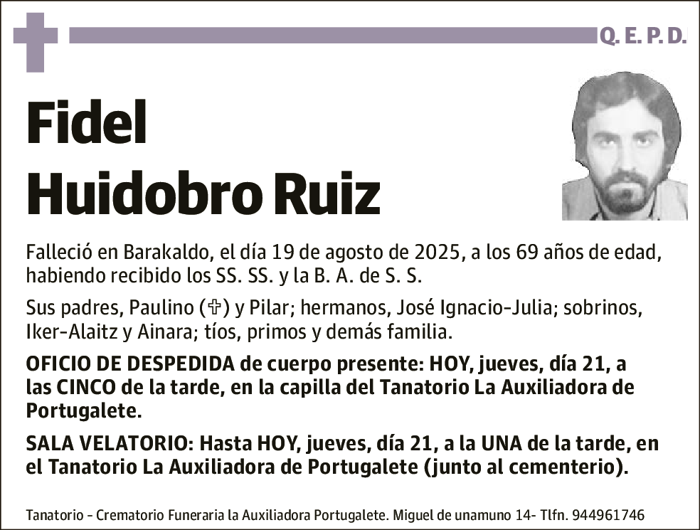 Fidel Huidobro Ruiz