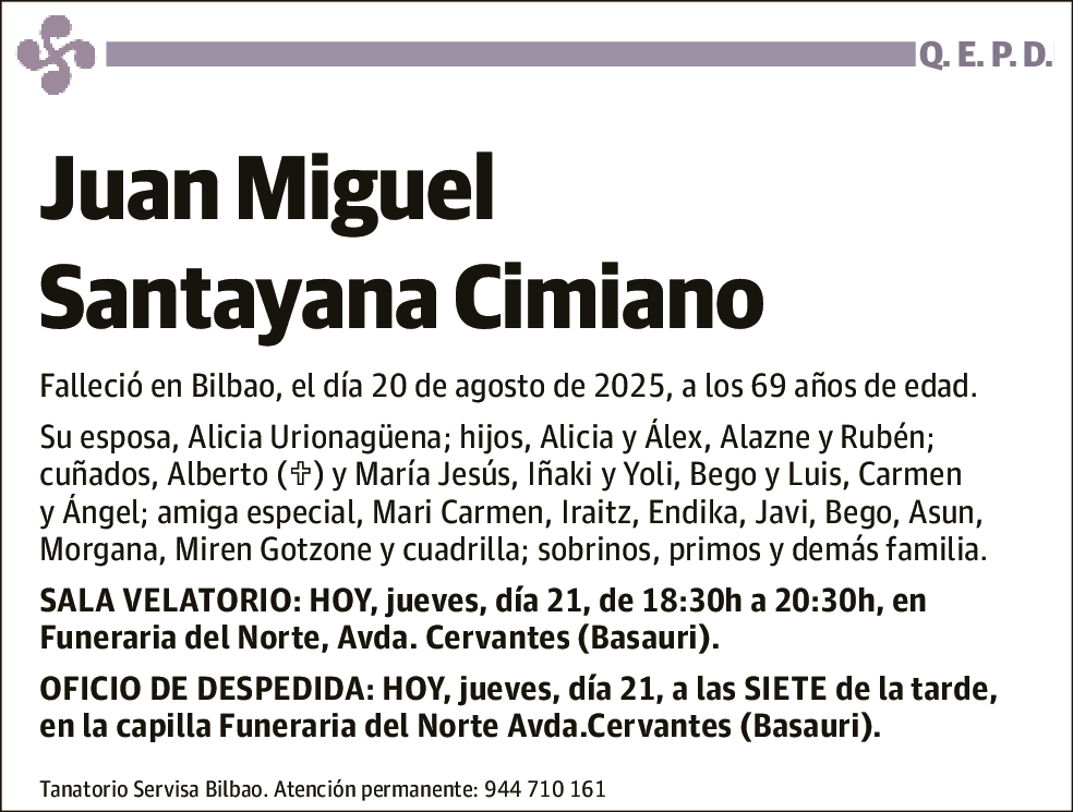 Juan Miguel Santayana Cimiano