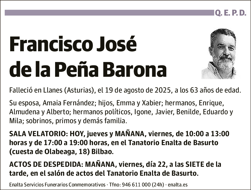 Francisco José de la Peña Barona