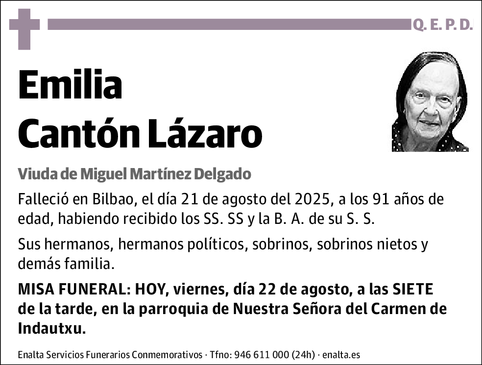 Emilia Cantón Lázaro