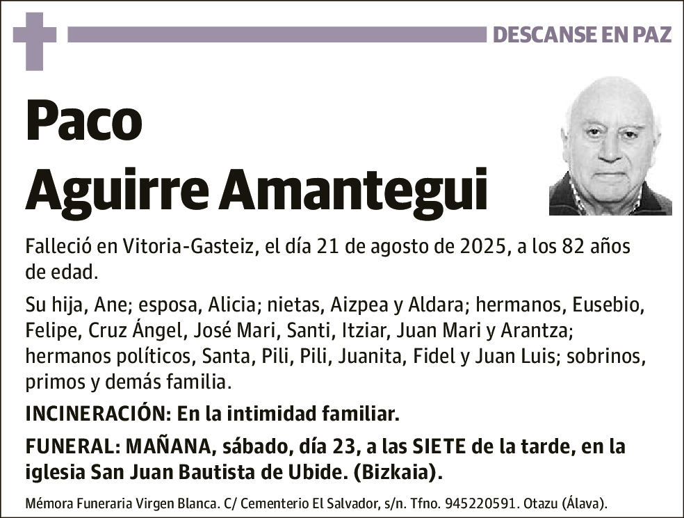Paco Aguirre Amantegui
