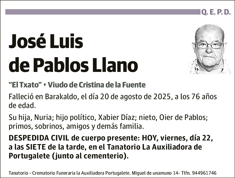 Jose Luis de Pablos Llano
