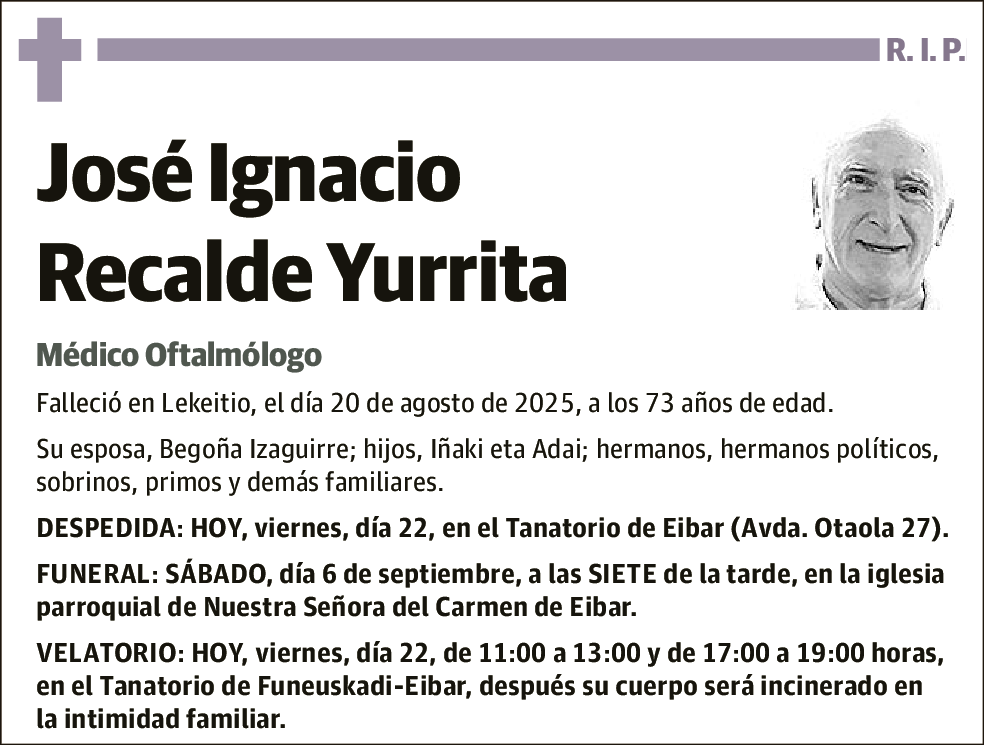 José Ignacio Recalde Yurrita