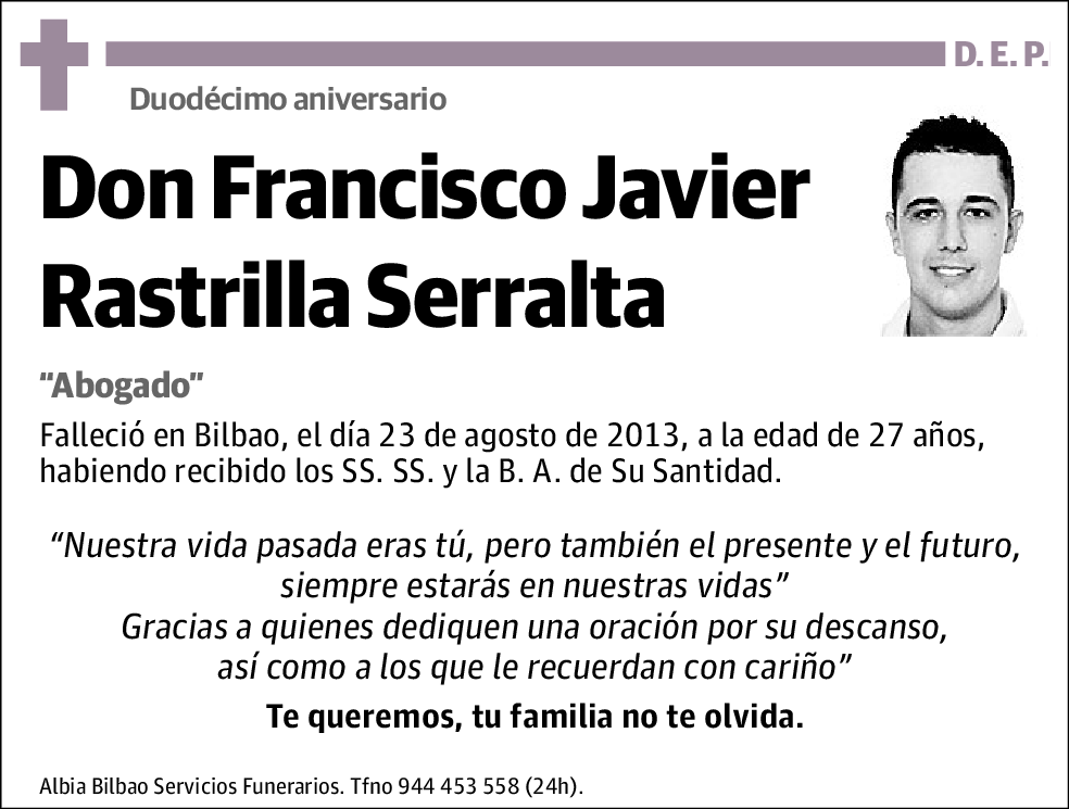 Francisco Javier Rastrilla Serralta