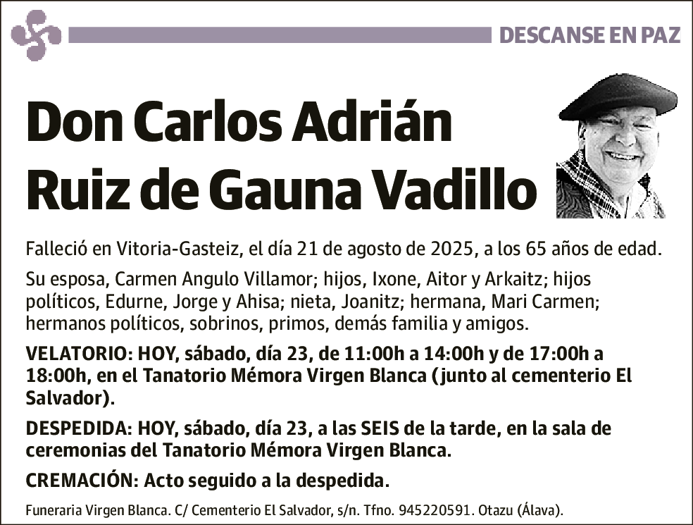 Carlos Adrián Ruiz de Gauna Vadillo