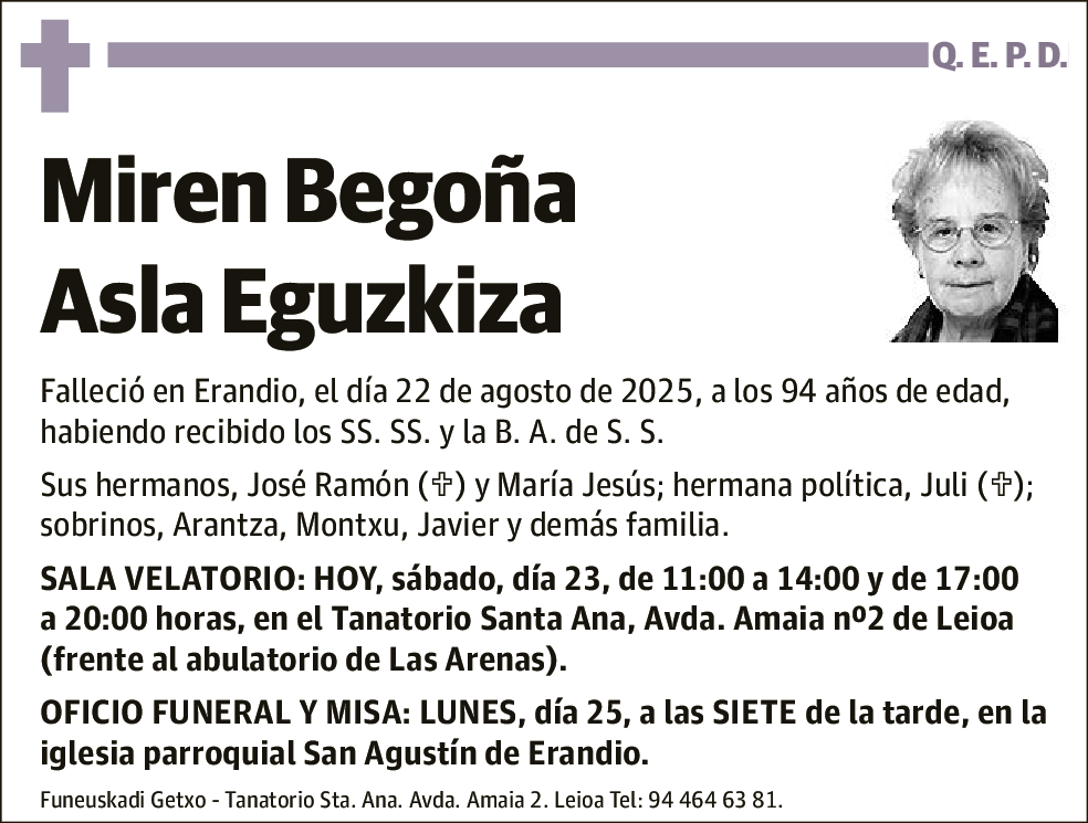 Miren Begoña Asla Eguzkiza