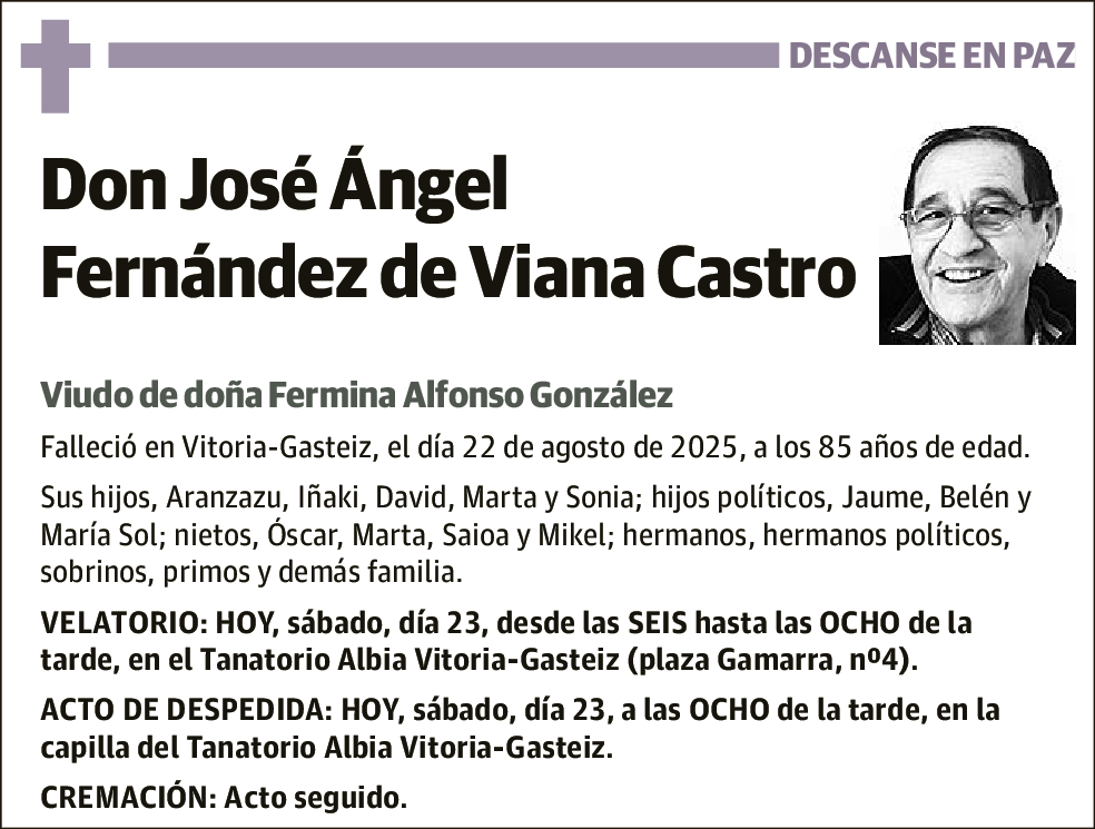 José Ángel Fernández de Viana Castro