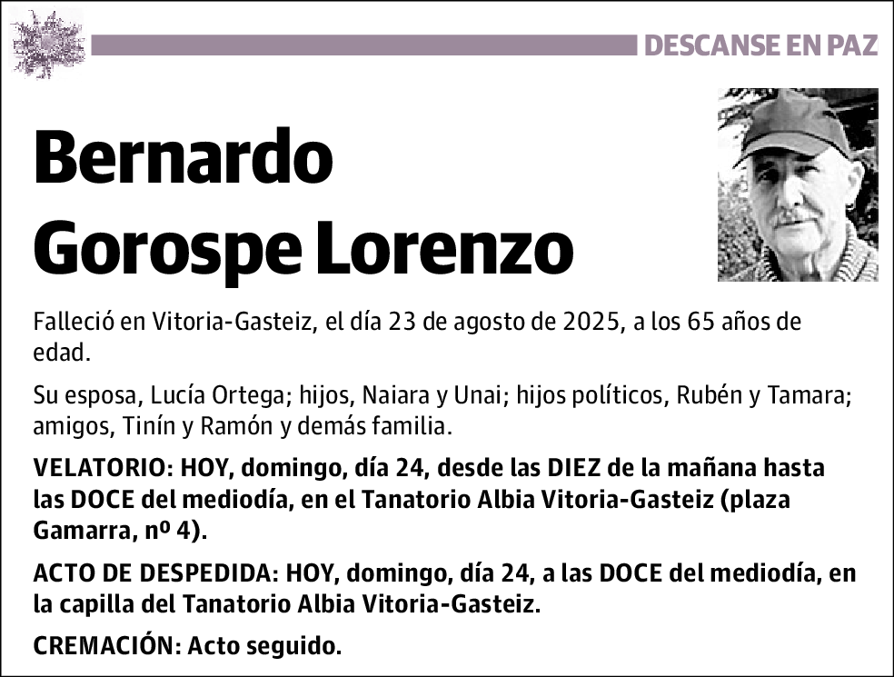 Bernardo Gorospe Lorenzo
