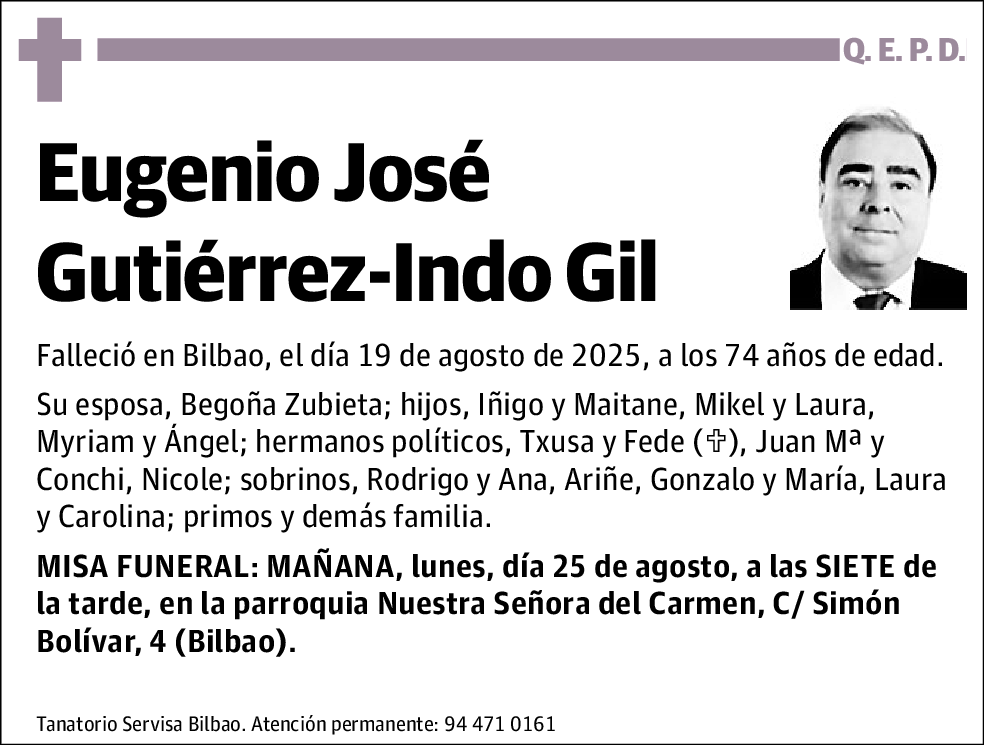 Eugenio José Gutiérrez-Indo Gil
