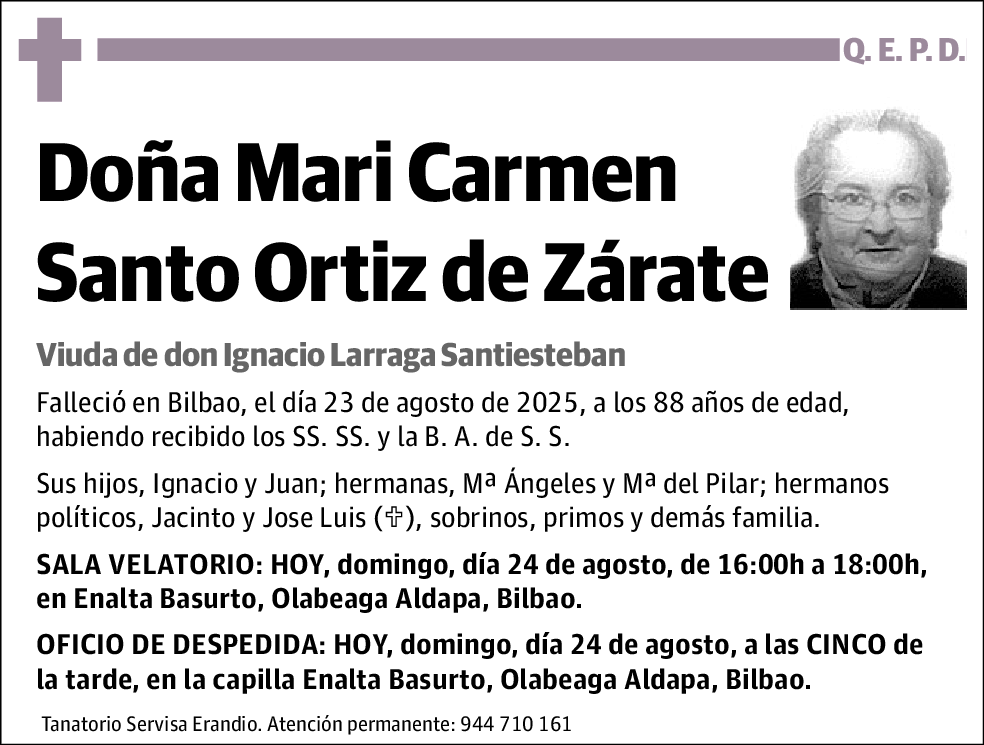 Mari Carmen Santo Ortiz de Zárate