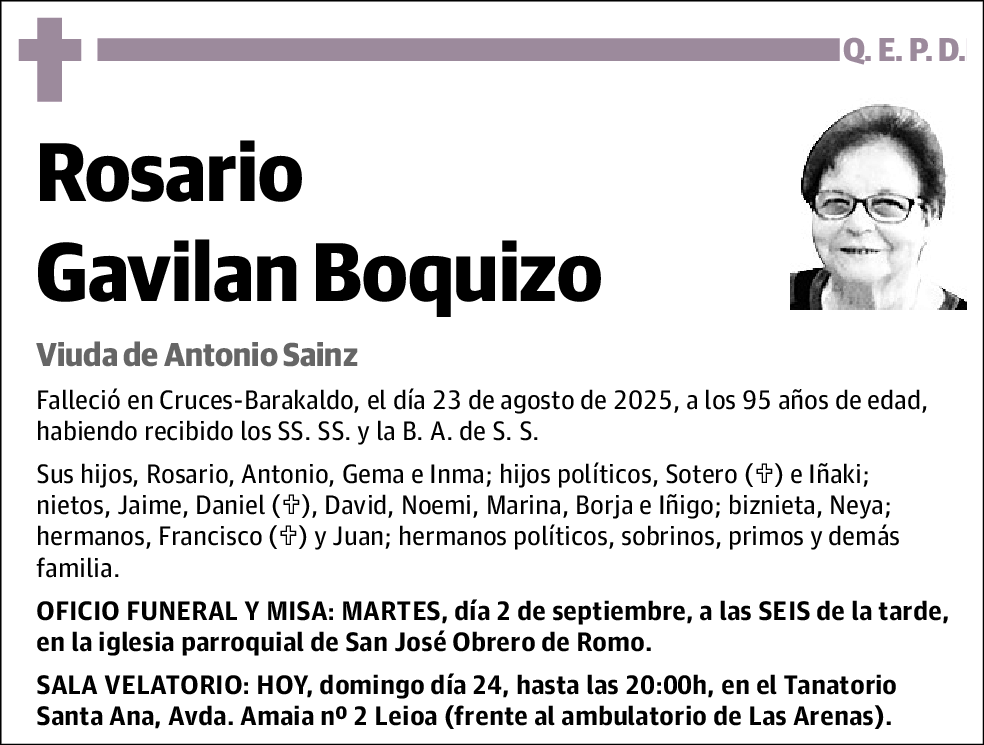Rosario Gavilan Boquixo