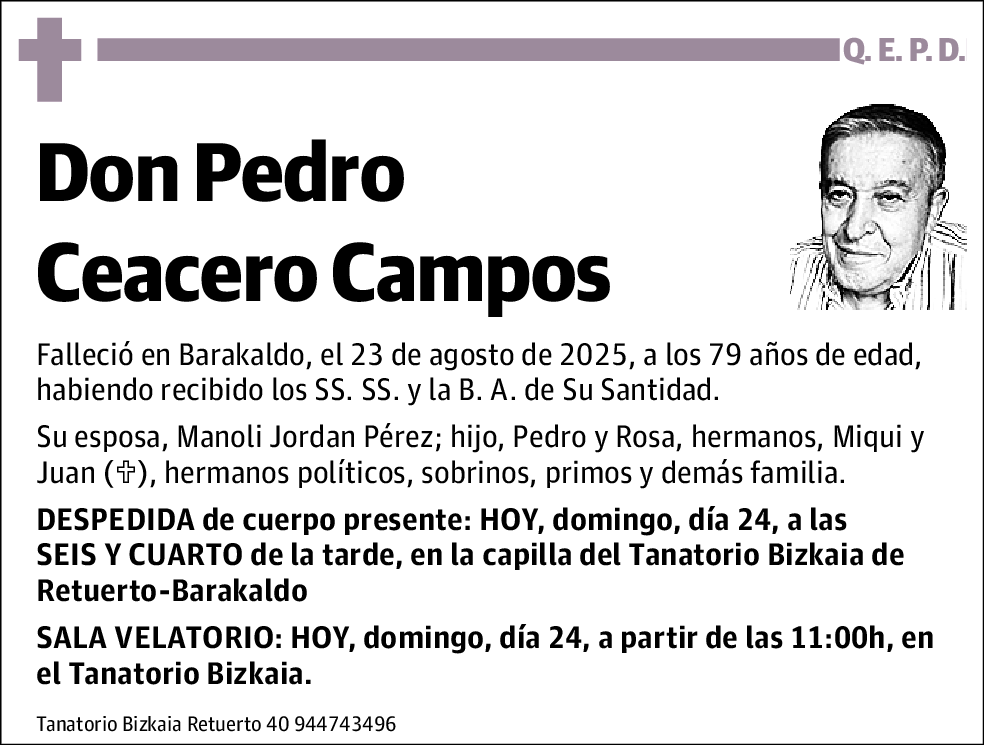 Pdedro Ceacero Campos