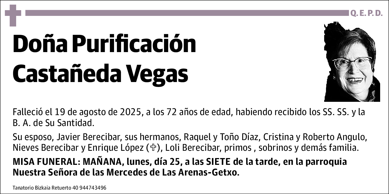 Purificación Castañeda Vegas