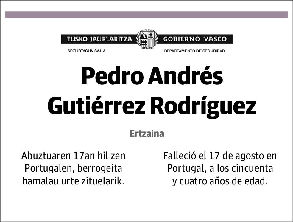 Pedro Andrés Gutiérrez Rodríguez