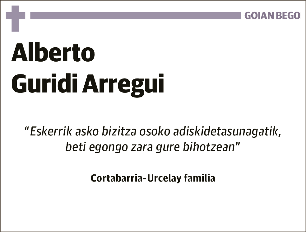 Alberto Guridi Arregui