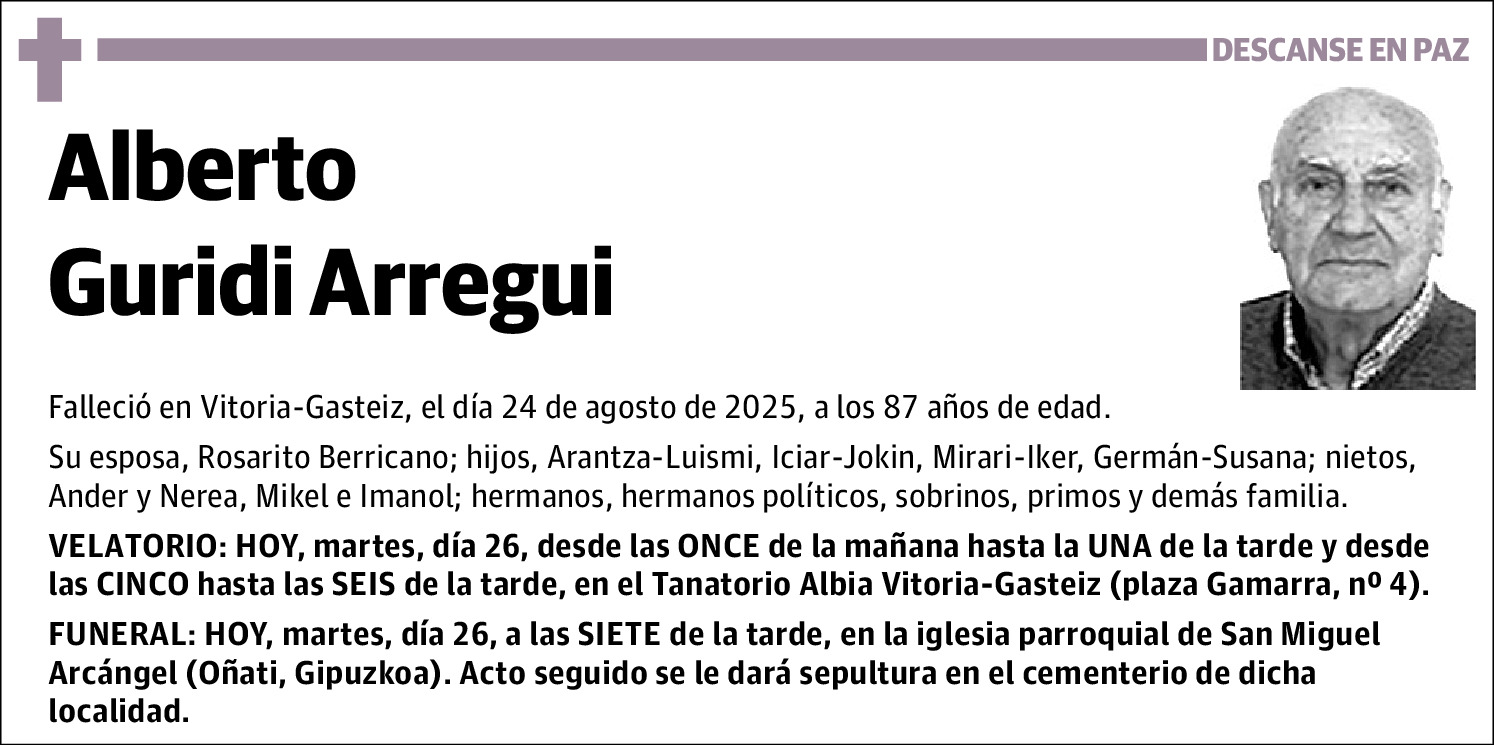 Alberto Guridi Arregui