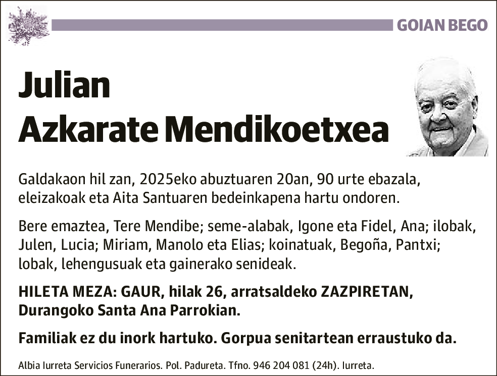 Julian Azkarate Mendikoetxea