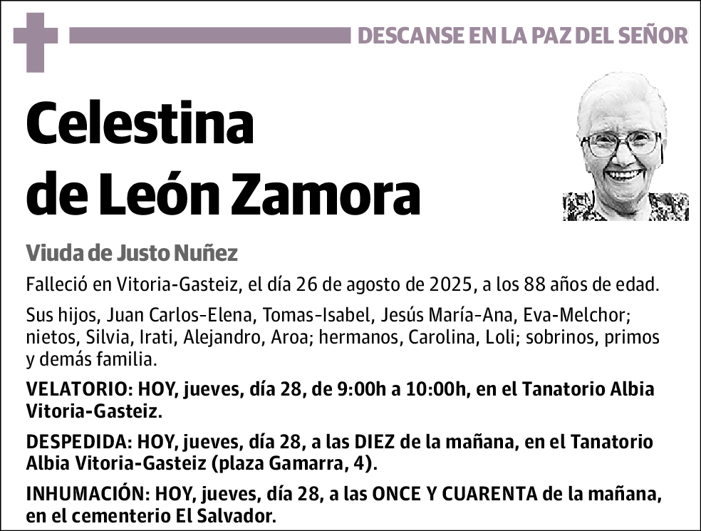 Celestina de León Zamora