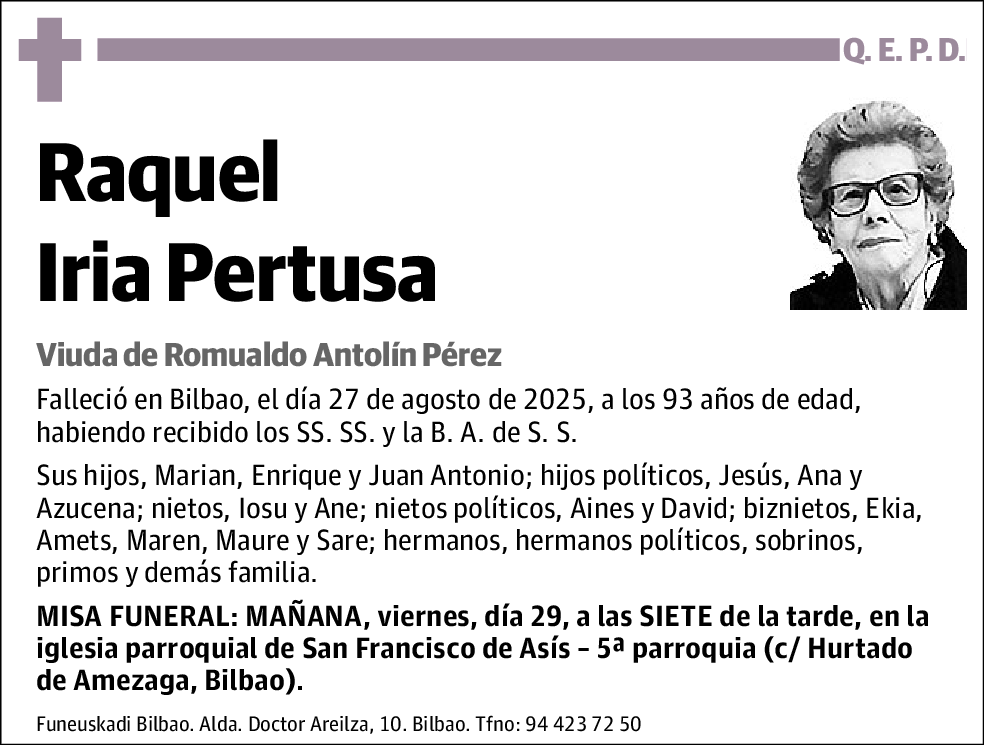 Raquel Iria Pertusa