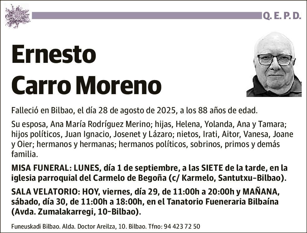 Ernesto Carro Moreno