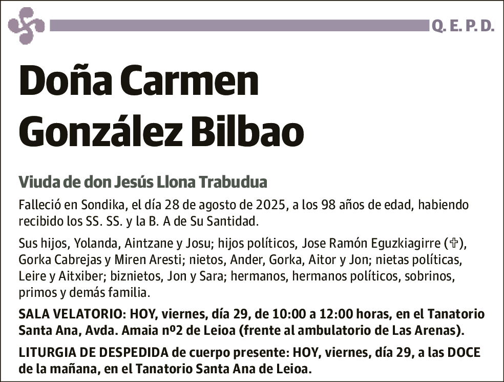 Carmen González Bilbao