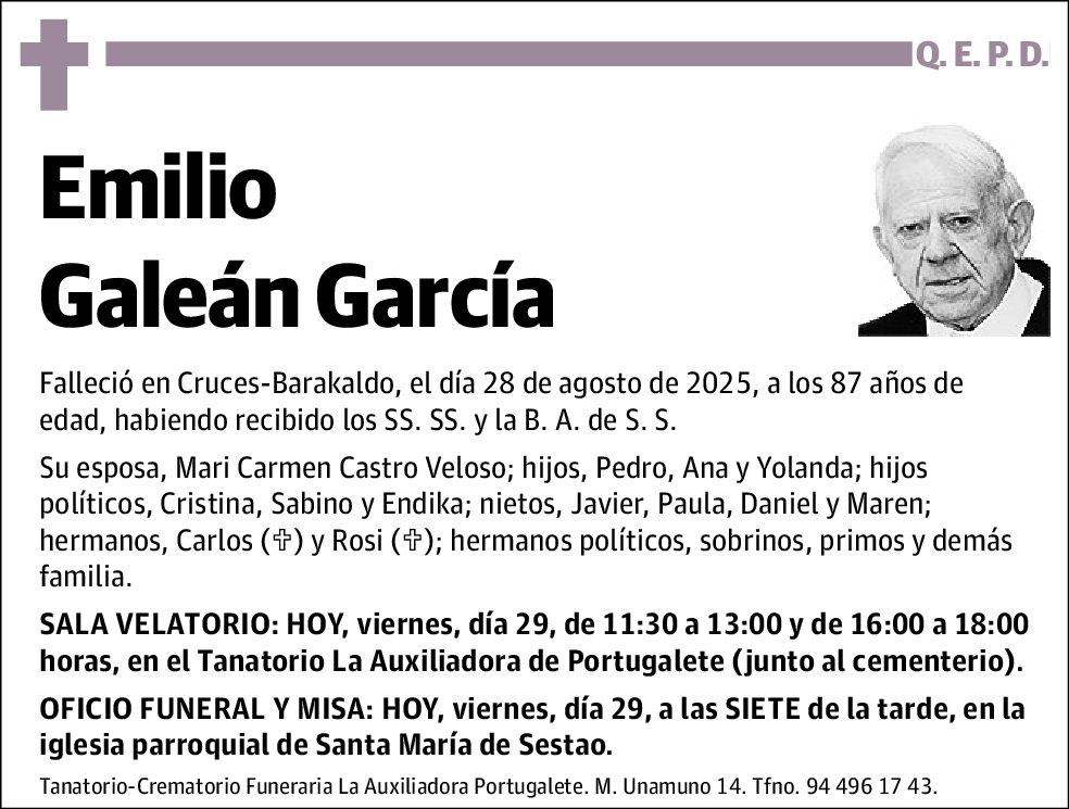 Emilio Galeán García